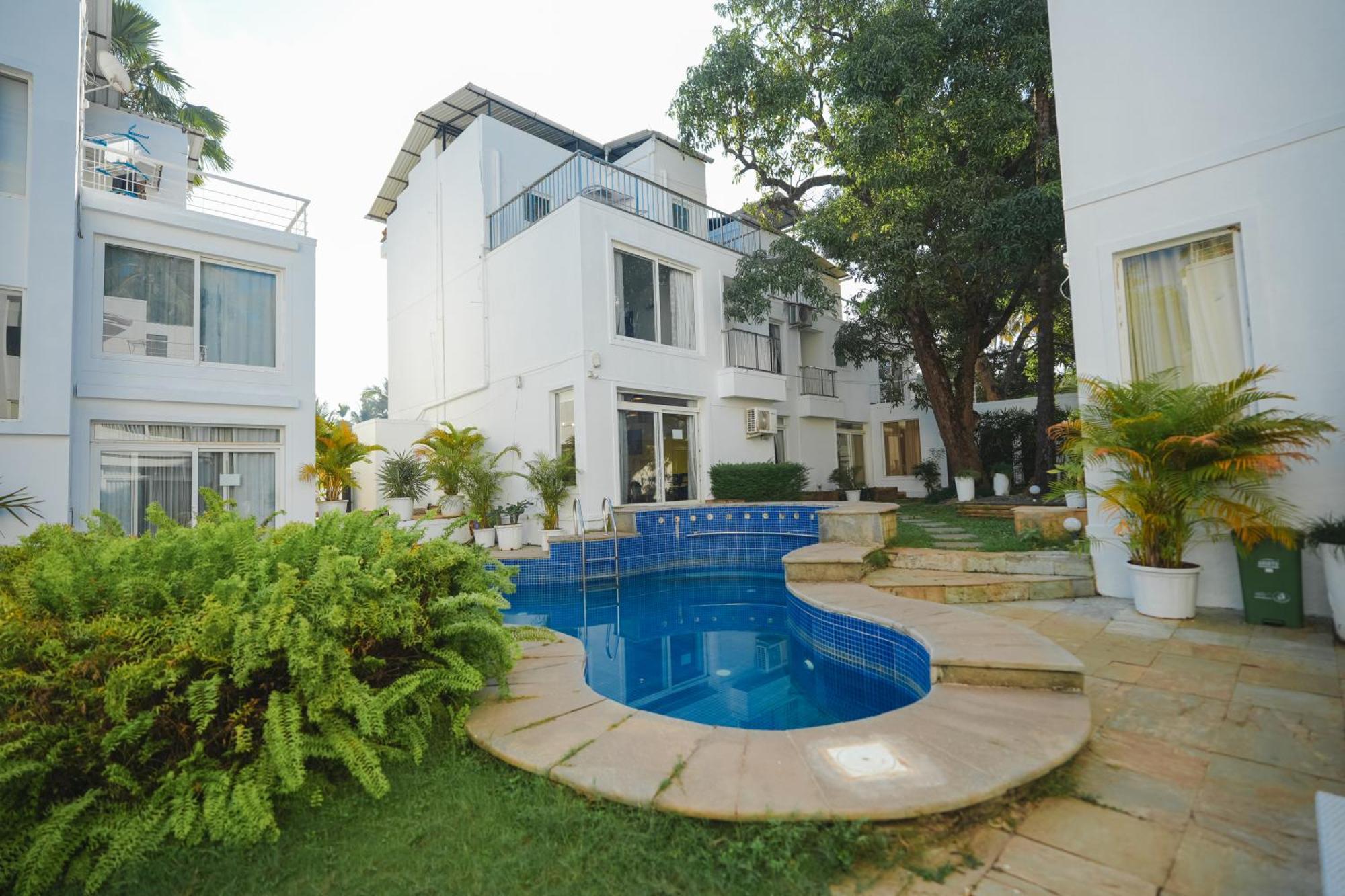 Villa M - Jia 3- 3Bhk In Candolim, Pool Facing, Near Beach, Breakfast Included 외부 사진