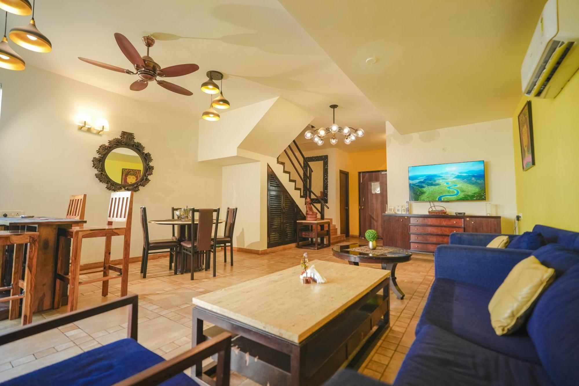 Villa M - Jia 3- 3Bhk In Candolim, Pool Facing, Near Beach, Breakfast Included 외부 사진